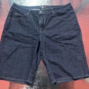 denim bermuda shorts